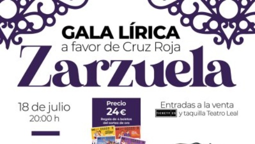 Gala lírica a favor de Cruz Roja - Zarzuela