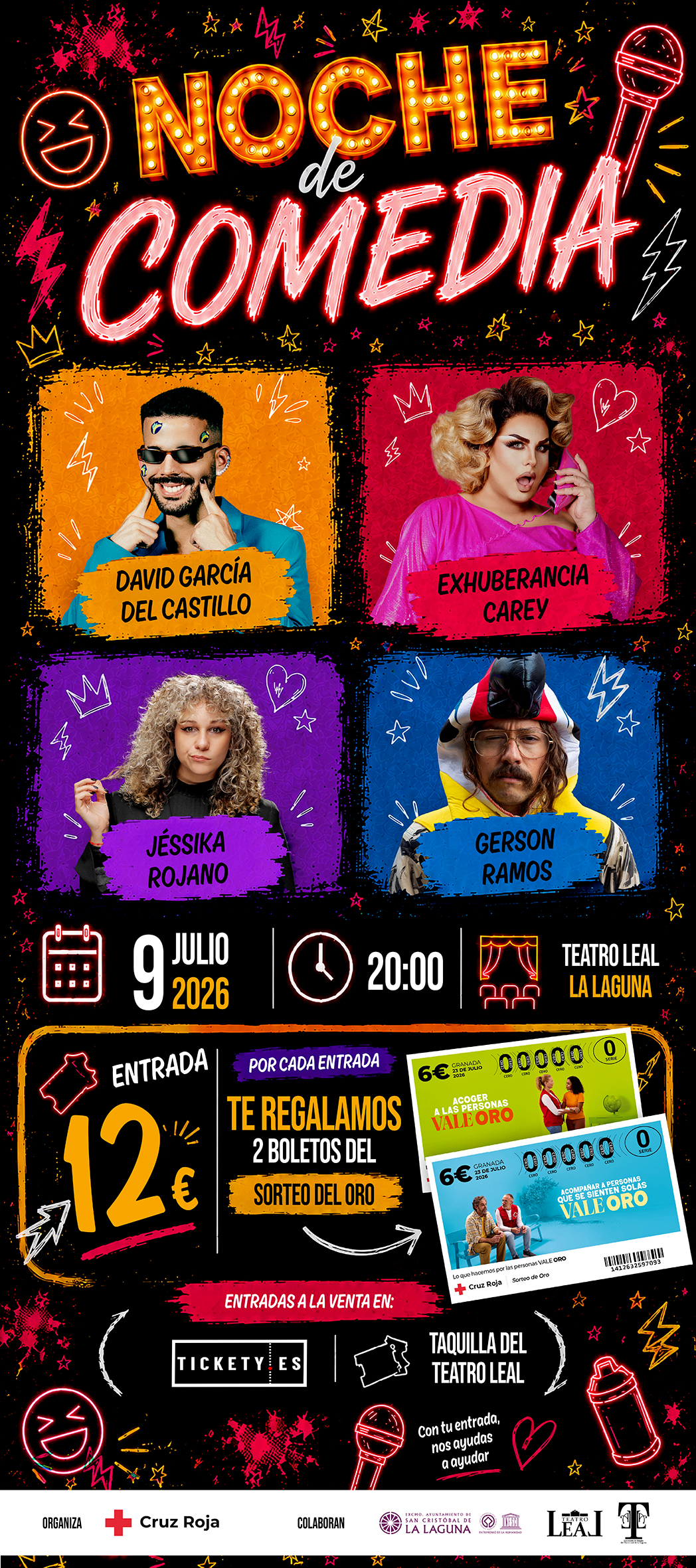 cartel NOCHE DE COMEDIA 2026 110x248 cm_web